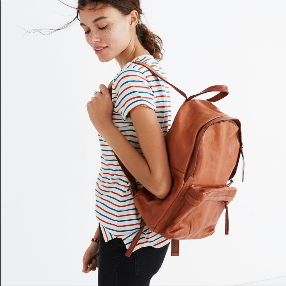 Madewell lorimer leather backpack